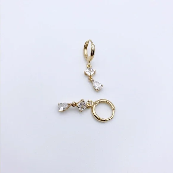 HUGGIE Hoops Petit Drop Earrings - Picture 2 of 3